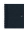 Spiraalblok Oxford Origin A4+ ruit 5x5mm 140 pagina's 80gr zwart