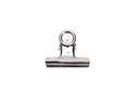 Papierklem MAUL Bulldog 50mm capaciteit 20mm zilver 10 stuks
