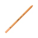 Fineliner STABILO point 88/25 fijn pastel oranje