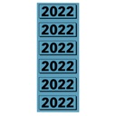 Rugetiket Elba 2022 57x25mm blauw