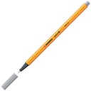 Fineliner STABILO point 88/95 fijn middelkoud grijs