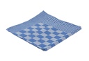 Theedoek Cleaninq blok marine 65x65cm blauw 6 stuks