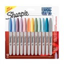 Viltstift Sharpie rond Mystic Gems assorti blister à 12 stuks