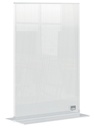 Infobord Nobo Premium Plus A5 acryl vrijstaand