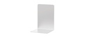 Boekensteun MAUL aluminium 12x12x17.5cm set 2 zilver
