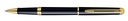 Rollerpen Waterman Hémisphère black lacquer GT fijn