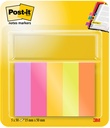 Markeerstrook Post-it 670-5-TFEN 15x50mm Energetic 5 stuks