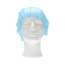 Haarnet CMT bouffant non-woven M 50cm PP blauw 100 stuks