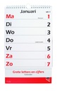 Kalender 2026 met grote letters en cijfers Quantore