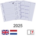 Agendavulling 2027 Kalpa A5 7dagen/2pagina's