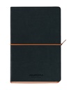 Notitieboek Aurora Tesoro A5 192blz lijn 80gr oranje
