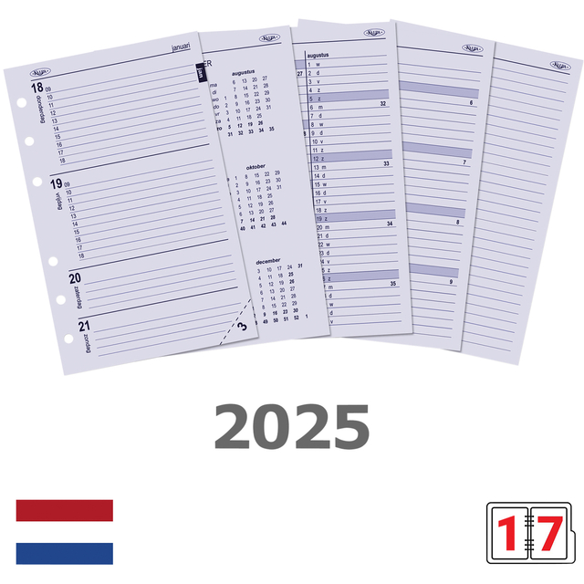 Agendavulling 2027 Kalpa Senior 7dagen/2pagina's