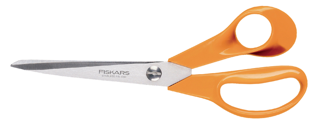 Schaar Fiskars Classic universeel 21cm oranje