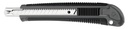 Snijmes Westcott professional 9mm met schuifsluiting grijs/zwart