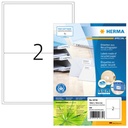 Etiket HERMA recycling 10735 199.6x143.5mm 160stuks wit