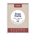 Kliklijst Europel A2 25mm mat wit