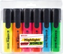 Markeerstift edding 345 2-5mm assorti set à 6 stuks