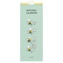 Verjaardagskalender Lannoo Peanuts 130x325