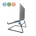 Laptopstandaard R-Go Office Zwart