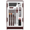 Tekenset rOtring Isograph 7-delig