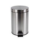 Afvalbak BRASQ pedaalemmer 12 liter rvs