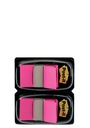 Indextabs 3M Post-it 680 25.4x43.2mm duopack roze 100 vel