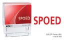 Woordstempel Colop Printer 20 spoed rood
