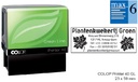 Tekststempel Colop 40 green line personaliseerbaar 6regels 59x23mm