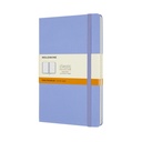 Notitieboek Moleskine large 130x210mm lijn hard cover hydrangea blue