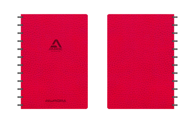 Schrift Adoc Business A4 lijn 144 pagina's 90gr rood