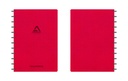Schrift Adoc Business A4 ruit 5x5mm 144 pagina's 90gr rood