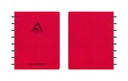 Schrift Adoc Business A5 ruit 5x5mm 144 pagina's 90gr rood