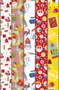 Inpakpapier Haza Sint 46.5x250cm doos à 100 stuks assorti