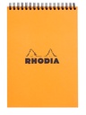 Spiraalblok Rhodia A5 lijn 160 pagina's 80gr oranje
