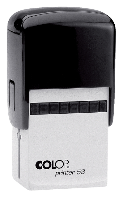 Tekststempel Colop Printer 53 port betaald zwart
