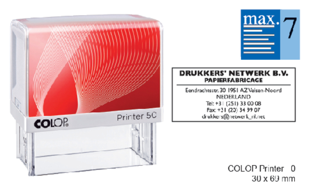 Tekststempel Colop Printer 50 personaliseerbaar