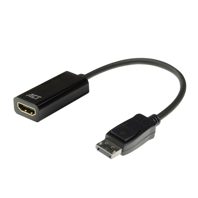 Adapter ACT DisplayPort naar HDMI 4K 0.15 meter
