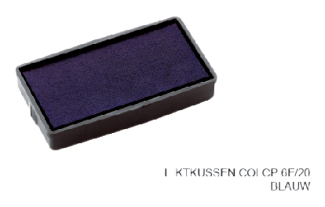 Stempelkussen Colop E/20 blauw