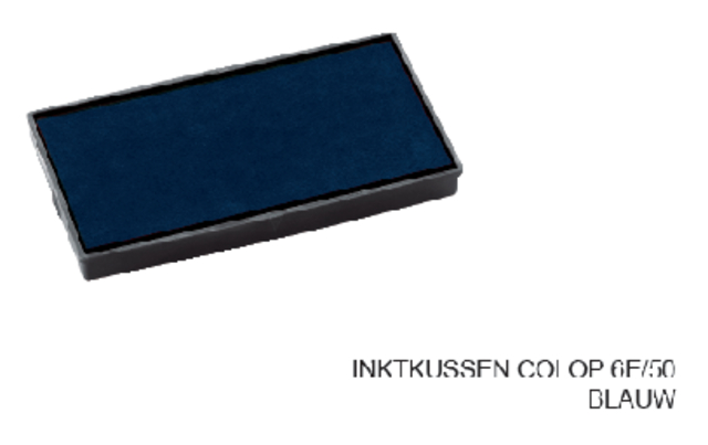 Stempelkussen Colop E/50 blauw