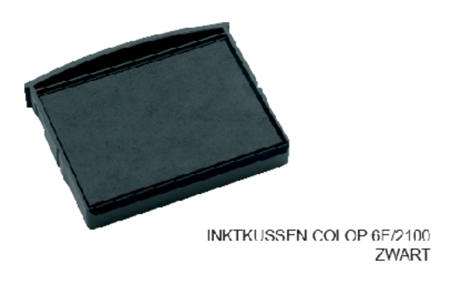 Stempelkussen Colop E/2100 zwart