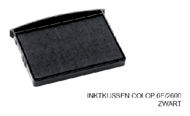 Stempelkussen Colop E/2600 zwart