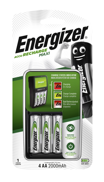 Batterij oplader Energizer incl batterijen 4x AA