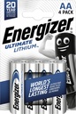 Batterij Energizer Ultimate Lithium 4xAA