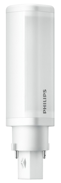 Ledlamp Philips CorePro G24D-1 2pin 5,9W 600lumen 3000K warm wit
