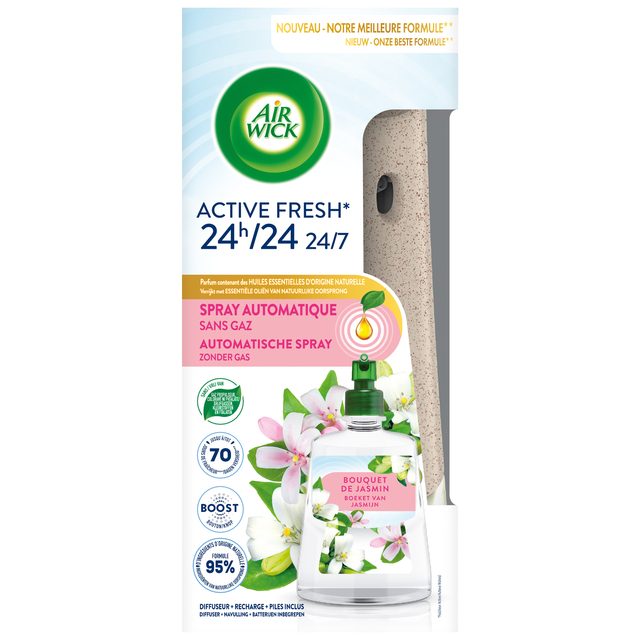 Luchtverfrisser AirWick AF Kersenbloesem framboos Starter Kit 228ml