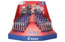 Rollerpen PILOT friXion clicker Naruto medium 3 kleuren assorti