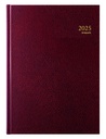 Agenda 2026 Brepols Bremax Santex A4 1dag/2pagina's 8 kolommen bordeaux