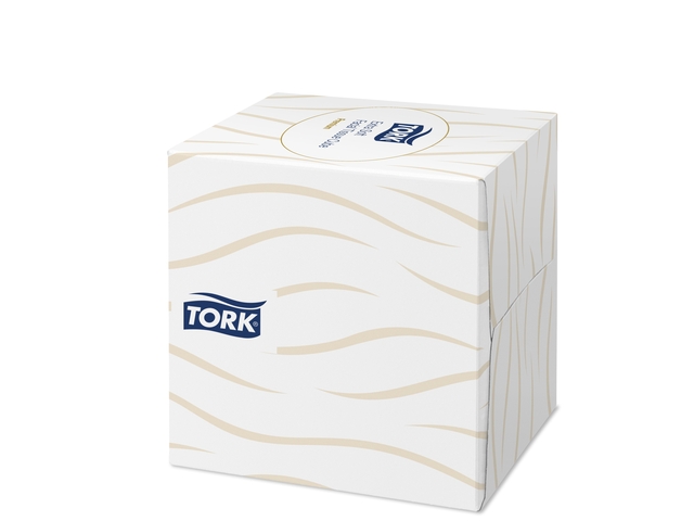 Facial tissues Tork Premium kubus 2-laags 100 vel wit 140278