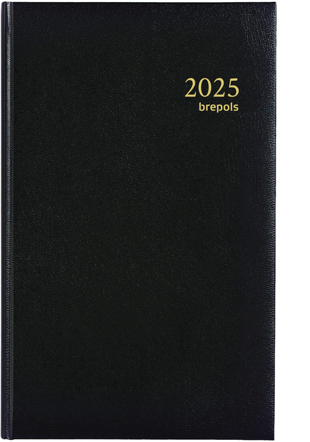 Agenda 2026 Brepols Brefix Lima 1dag/1pagina zwart