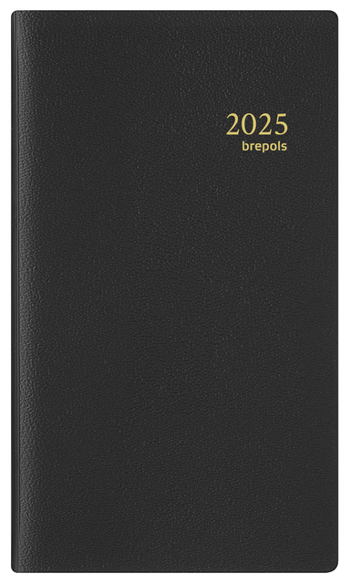 Agenda 2027 Brepols Breplan Genova 7dagen/1pagina zwart